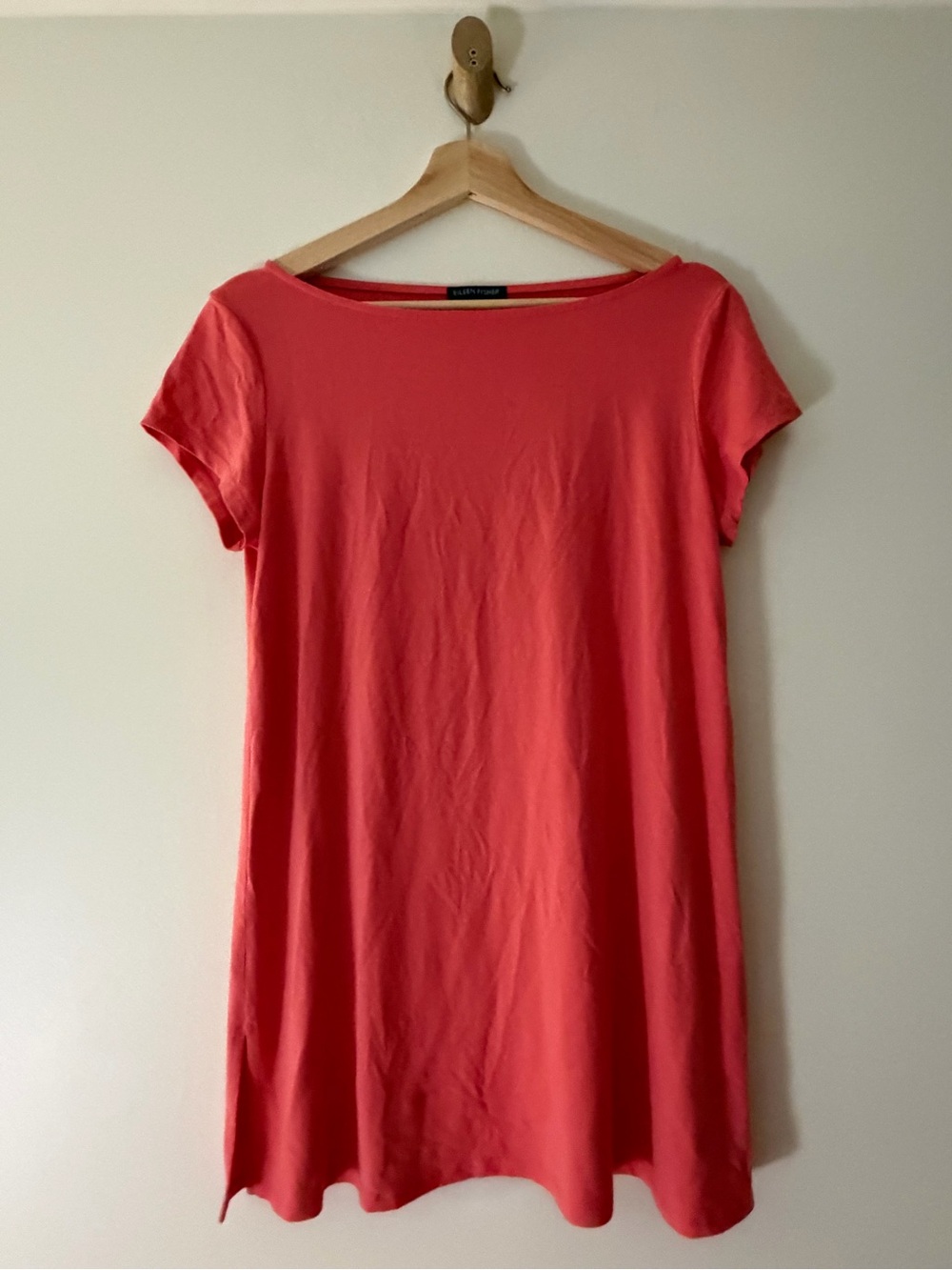 Eileen Fisher Coral Swing Tunic Top